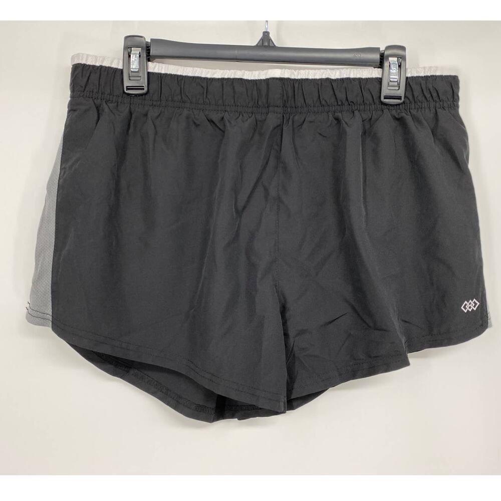 Legend Womens Athletic Black Running Gym Shorts NEW Size Large